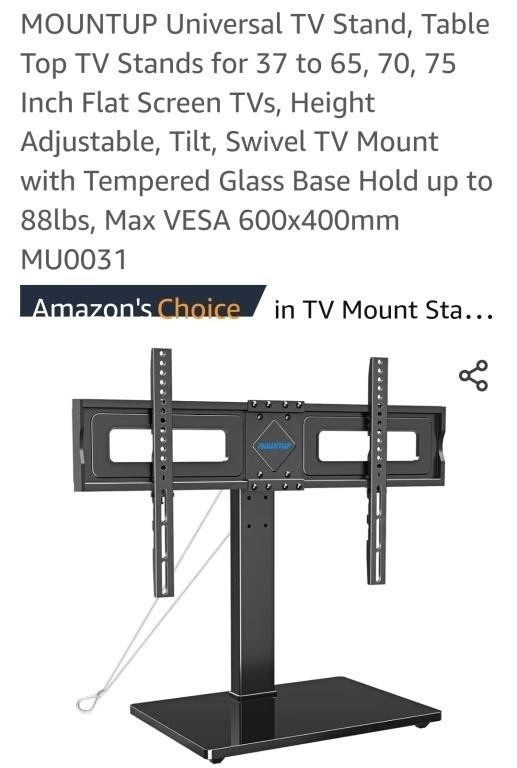 New 35"-75"  Flat-screen Table Top TV  Stand