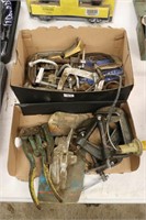 GROUP OF ASSORTED 'C' CLAMPS ETC.