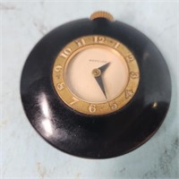 Vintage Art Deco Westclox Pocket Clock - runs