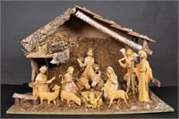 Italian Nativity Scene with Large Figures