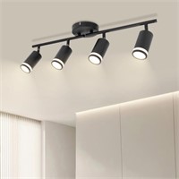 Ketom 4-Light Track Lighting - Black 4 Way