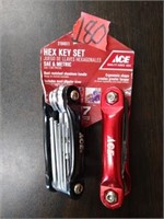 ACE 17pc HEX Key Set SAE & Metric