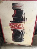 Coca cola bottle sign