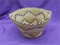 S. Western hand woven basket 8x4