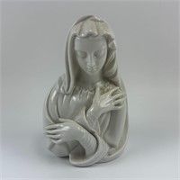 Boehm Virgin Mary Porcelain Figurine 9"