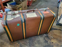 Large 32" Vintage Suitcase