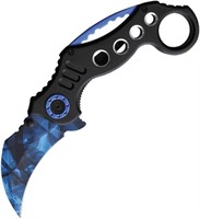 ElitEdge Karambit Linerlock  knife A/O Blue