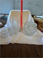 Wexford ice bucket rocks glasses & Decanter