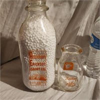 AE & Bordens Dairy Milk Bottles