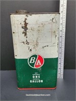 B A Oil Can- 1 Imperial Gallon
