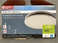 Utilitech Ventilation Fan with LED Light