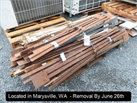LOT, ASSORTED TRAFFIC SIGN TRIPODS ON THIS PALLET