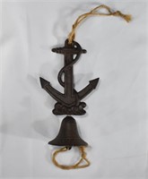 Nautical Cast Iron Ship's Anchor Dinner Bell