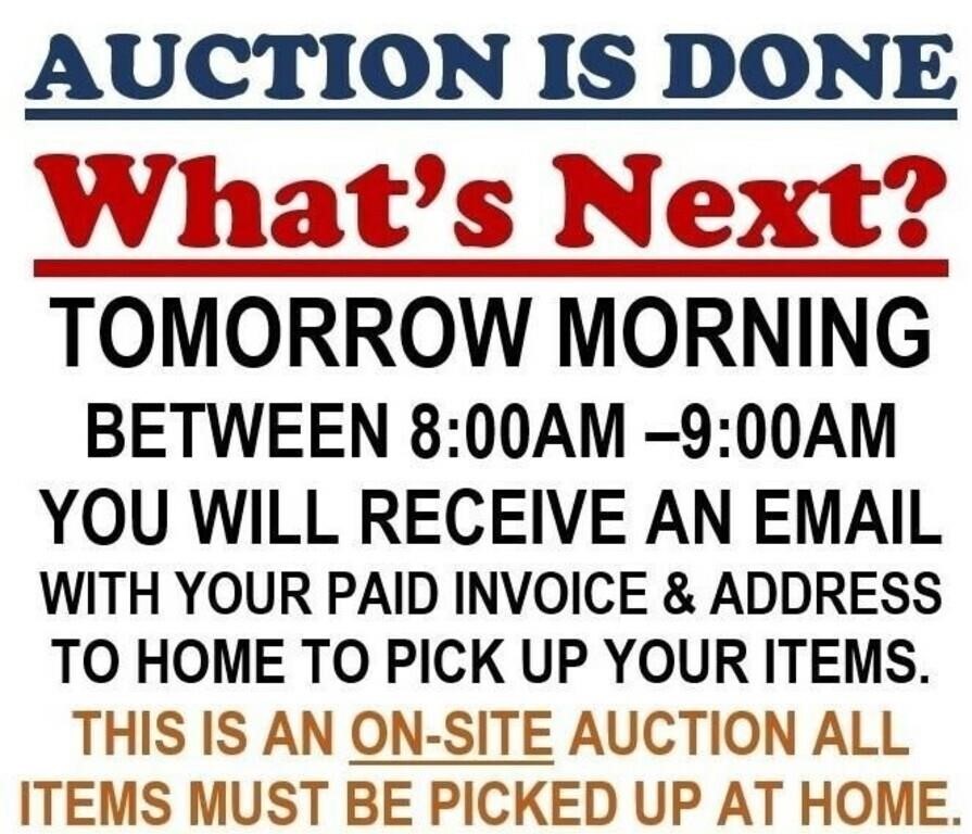 Sat.@10am - Green Valley Estate Timed Online Auction 6/22