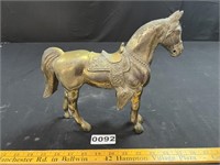 Vintage Metal Horse Figurine