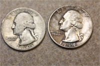 Lot of Two Washington Quarters