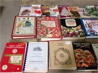 Lot cook books and recipe books