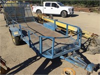 Custom 15' Single Axle Landscape Trailer