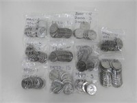 140+ Half Dollar Coins Assorted Dates Pictured
