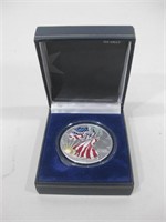 1999 1 oz Fine Silver Colorized Liberty Dollar