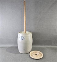 Pittsburg Pottery Two Gallon Butter Churn Crock