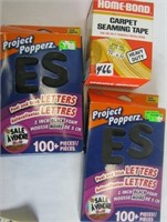 Carpet Seam Tape & Peel/Stick Letters