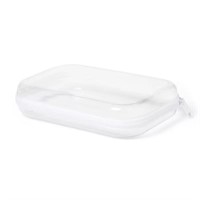 Hard Sided Zipper Pencil Case Clear - Up & Up™