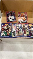 Box of 1989 pro set football cards