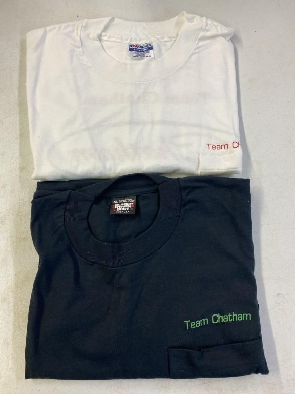 (2) Vintage Team Chatham Manufacturing Elkin NC t