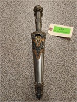 9" Dagger in metal sheath