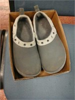 Grey crocs