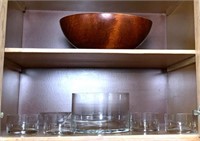 Glass & Wood Bowls
