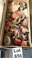 Vintage Hand Made Easter Egg Ornaments