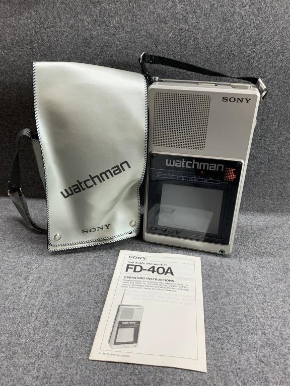 Sony Watchman FD-40A w/Case