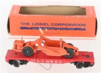 LIONEL 6817 FLAT CAR / ALLIS CHALMERS w/ BOX