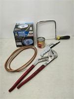 lot of hardware- duct fan, small saws, etc.