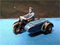 DINKY TOYS - Police Motorcycle w/Sidecar