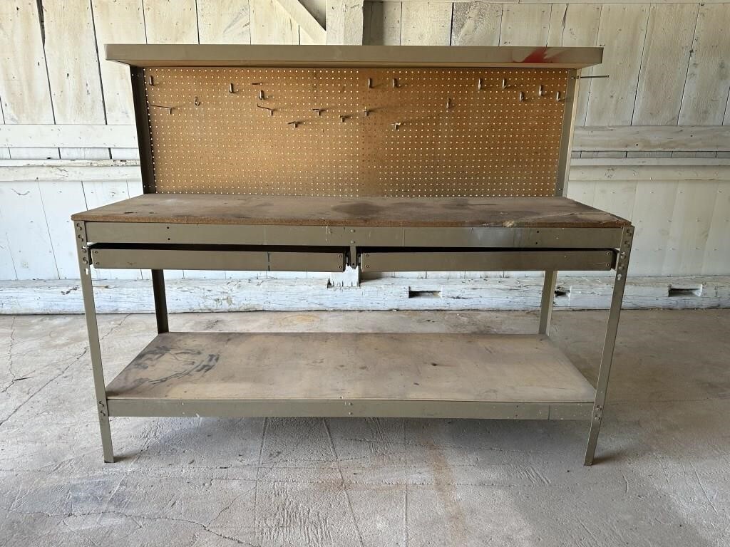 72" 2 Drawer Work Bench