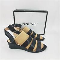 Nine West Black Sandals Size 9.5