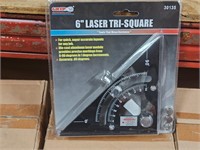 9 boxes of 6" laser TRI-SQUARES