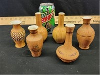 Small woven vases