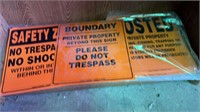 Safety zone, private property and boundary tin