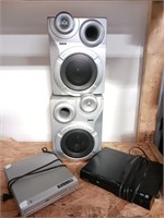 JVC Bass Reflex Speakers  & Magnavox DVd Players