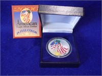 American Eagle Silver Dollar in Full Colour(no