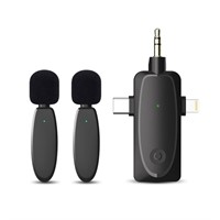 MAXTOP 393FT Mini Wireless Lavalier Microphone for