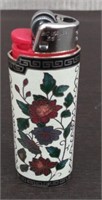 Enameled Cloisonne "Floral" Lighter Case
