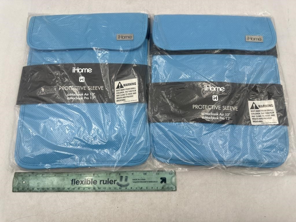 NEW Lot of 2- iHome Protect Sleeves MacBook Air &