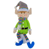 WEWILL 20'' Christmas Elf Doll Legged Plush Stuffe
