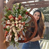 Christmas Wreath for Front Door Decoration Funny C