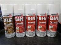 4 Zinsser Shellac Based Primer Spray, Zinsser Oil